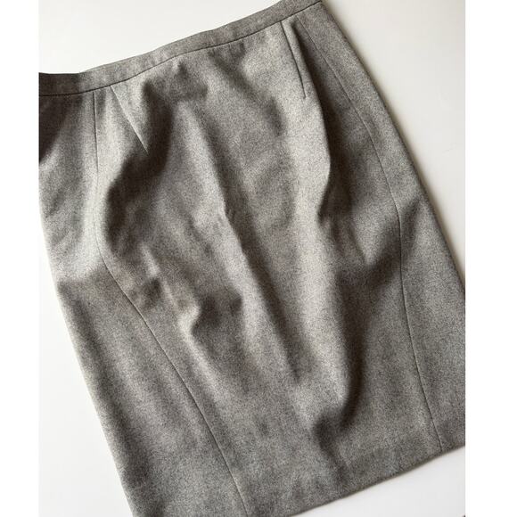 Vintage ISSEY MIYAKE Grey Wool-blend Skirt - Size 2 - Picture 4 of 5